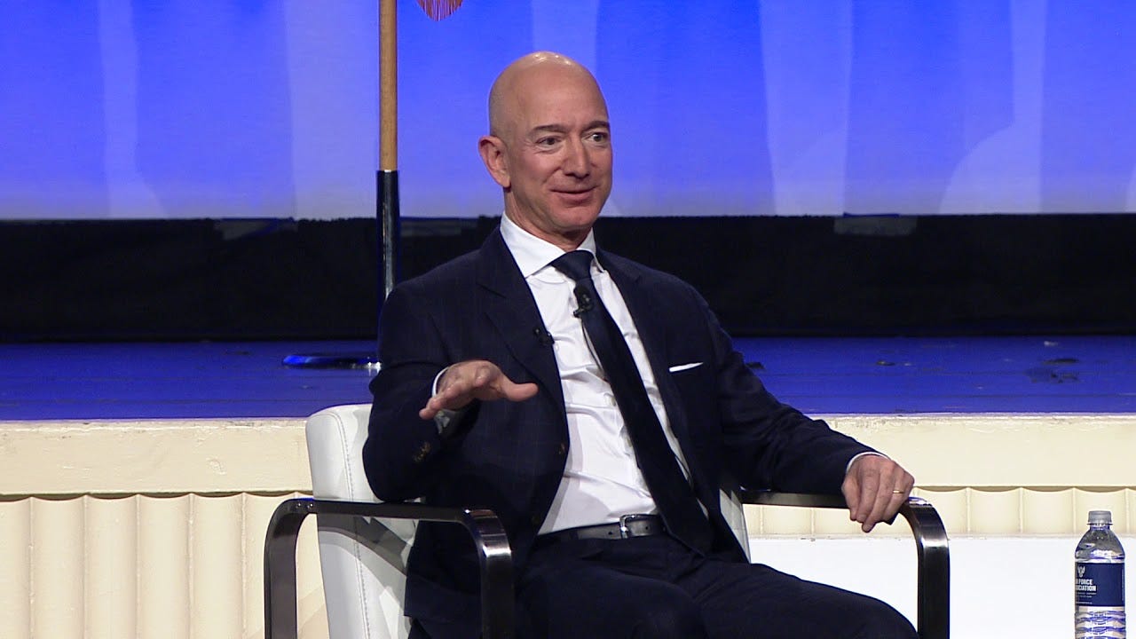Jeff Bezos Interview with AFA President Gen. Larry Spencer, Ret ... Jeff Bezos Interview with AFA President Gen. Larry Spencer, Ret ...